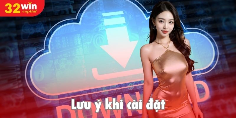 Lưu ý khi cài đặt app 32win